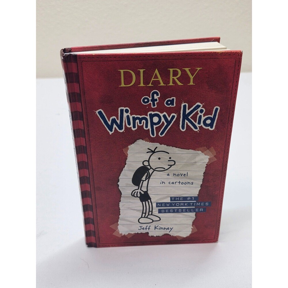 Diary of a Wimpy Kid Book 1 - Jeff Kinney - Hardcover - 2007 First Edition